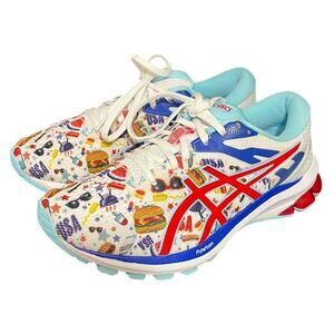 RARE Asics - Womens Gt-1000 Fourth Of July USA BBQ Summer Graphic Shoes Size 8.5